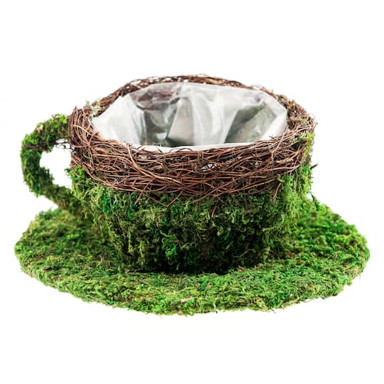 10&#x22; Decorative Moss Coffee Cup by Ashland&#xAE;